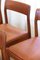 Set of Vintage Danish Chair in Teak and Leather by Johannes Nørgaard, 1960s 8