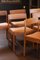 Set of Vintage Danish Chair in Teak and Leather by Johannes Nørgaard, 1960s 9