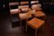 Set of Vintage Danish Chair in Teak and Leather by Johannes Nørgaard, 1960s 12