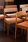 Set of Vintage Danish Chair in Teak and Leather by Johannes Nørgaard, 1960s 10