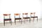 Chaises de Salle à Manger en Teck et Cuir Aniline par Ib Kofod-Larsen pour G-Plan, 1960s, Set de 4 9