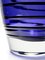 Vase Haut Vintage Coquillage Violet et Bleu en Verre de Murano de Cenedese 11
