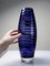 Vase Haut Vintage Coquillage Violet et Bleu en Verre de Murano de Cenedese 7