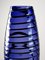 Vase Haut Vintage Coquillage Violet et Bleu en Verre de Murano de Cenedese 2