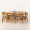 Petite Table Vintage Carrée Extensible en Teck, 1960s 1
