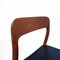 Vintsge Teak Chairs by Niels Otto Møller for J.L. Møllers, Set of 6 6