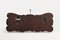 Art Nouveau Style Coat Rack in Oak with Brass Hooks, 1915, Image 10