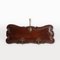 Art Nouveau Style Coat Rack in Oak with Brass Hooks, 1915, Image 1