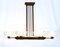 Art Deco 10-Light Liner Chandelier from Ezan, 1930s 3