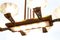Art Deco 10-Light Liner Chandelier from Ezan, 1930s 4