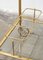 Bar Trolley with 2 Glass Shelves 4