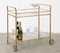 Bar Trolley with 2 Glass Shelves 5