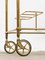 Bar Trolley with 2 Glass Shelves 6