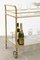 Bar Trolley with 2 Glass Shelves, Image 9