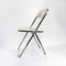 Platone Folding Desk and Plia Chair by Giancarlo Piretti for Anonima Castelli, 1970s, Set of 2 3