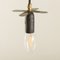 Suspension Mid-Century Moderne en Teck et Verre Opalin Blanc dans le style de Stilnovo, Italie, 1960s 10