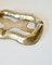 Vintage Brutalist Asymmetrical Ashtray in Brass by David Marshall, Spain, 1980s 9