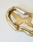 Vintage Brutalist Asymmetrical Ashtray in Brass by David Marshall, Spain, 1980s 8