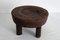Taburete vintage de madera, Baule, Costa de Marfil, años 50, Imagen 4