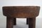 Taburete vintage de madera, Baule, Costa de Marfil, años 50, Imagen 3