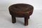 Taburete vintage de madera, Baule, Costa de Marfil, años 50, Imagen 1