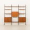 Freistehendes italienisches Vintage Teak Wandregal, 1960er 3