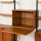 Freistehendes italienisches Vintage Teak Wandregal, 1960er 20