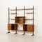 Freistehendes italienisches Vintage Teak Wandregal, 1960er 4
