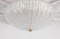 Große Deckenlampe aus Muranoglas in Rosa & Weiß, 1970er 3