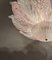 Große Deckenlampe aus Muranoglas in Rosa & Weiß, 1970er 7