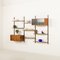 Vintage Rosewood Wall Unit by Preben Sorensen for PS Sytem Randers, 1960s, Image 2