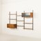 Vintage Rosewood Wall Unit by Preben Sorensen for PS Sytem Randers, 1960s, Image 3