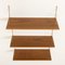 Danish Teak Floating Shelves, 1960s, Set of 3, Image 7