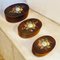 Vintage European Romantic Style Oval Hand-Painted Boxes, Set of 3 4