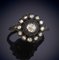 Antiker georgianischer Ring mit Diamanten im Rosenschliff, 1790 10