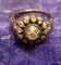 Antiker georgianischer Ring mit Diamanten im Rosenschliff, 1790 12