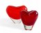 Postmodern Murano Sommerso Glass Cuore and Cuoricino Vases from Salviati, Italy, 1990s, Set of 2 8