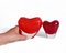 Postmodern Murano Sommerso Glass Cuore and Cuoricino Vases from Salviati, Italy, 1990s, Set of 2 7