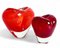 Postmodern Murano Sommerso Glass Cuore and Cuoricino Vases from Salviati, Italy, 1990s, Set of 2 16