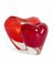 Postmodern Murano Sommerso Glass Cuore and Cuoricino Vases from Salviati, Italy, 1990s, Set of 2 12