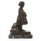 R. Zacchetti, Fille à la Poupée, 1920s, Bronze avec Socle en Marbre 1