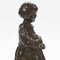 R. Zacchetti, Fille à la Poupée, 1920s, Bronze avec Socle en Marbre 9