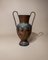 Vase Amphore Vintage en Cuivre avec Relief, Italie, 1960s 2