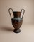 Vase Amphore Vintage en Cuivre avec Relief, Italie, 1960s 1