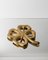 Vintage Leaf-Shaped Brass Coaster, Italy, 1960s 10