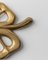 Vintage Leaf-Shaped Brass Coaster, Italy, 1960s 6