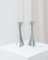 Postmodern Candleholders in Aluminum, 1980s, Set of 2 2