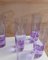 Alexandrite Drinking Glasses in Purple Crystal, Italy, 1970s, Set of 6 4