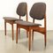 Chaises Vintage Tapissées en Hêtre et Contreplaqué, Danemark, 1960s, Set de 4 3