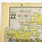 French Wall World Map from Vidal Lablache, 1960s, Image 4
